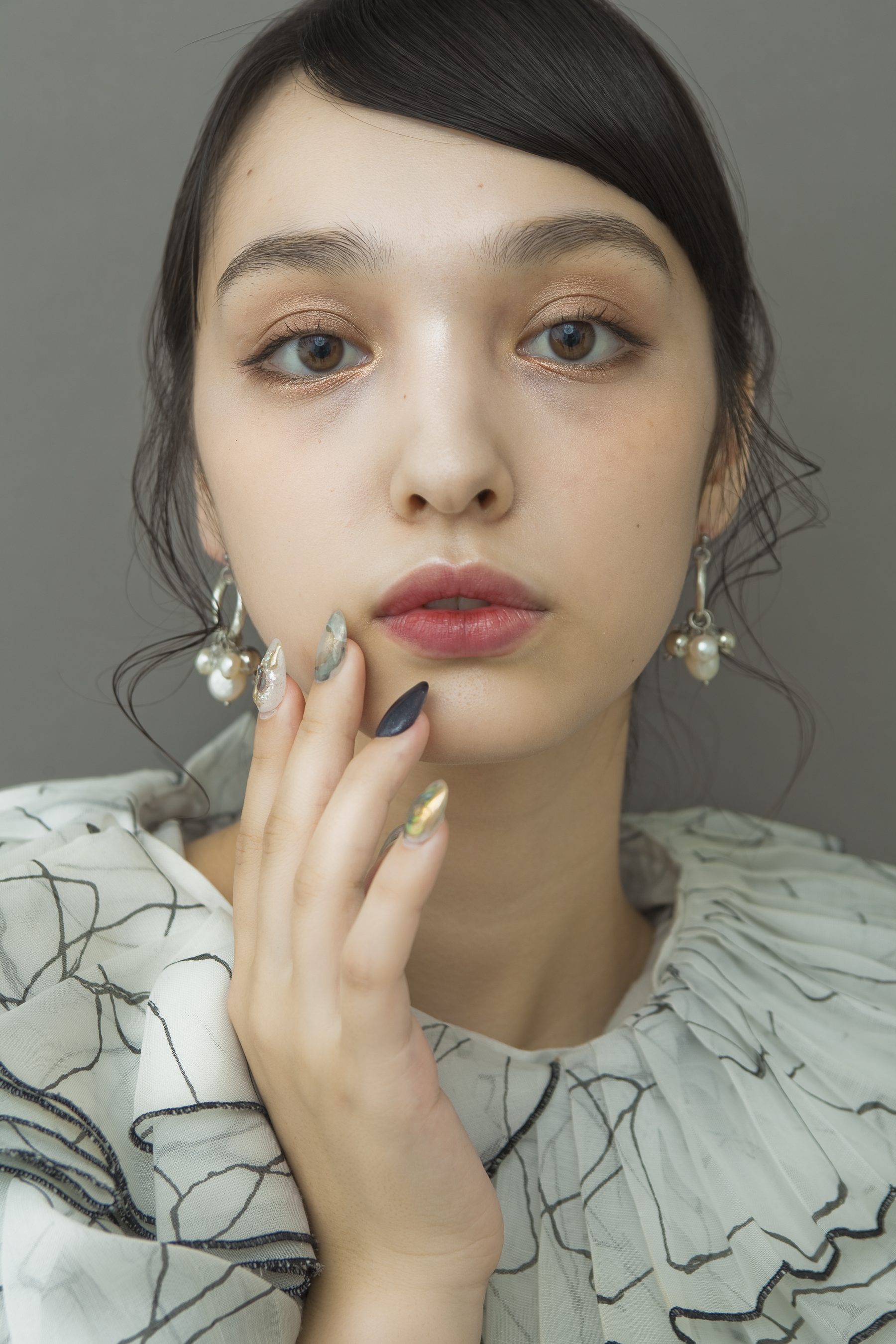 J's × Dityca ヘアメイク・ネイル作品（Dityca モデル撮影）